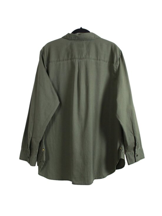 Lee Riders Cotton Button-front Utility Shirt - Picture 2 of 16